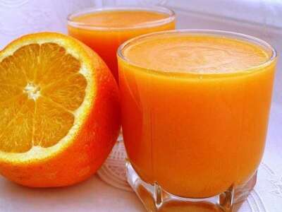 Апельсиновый сок с лимоном