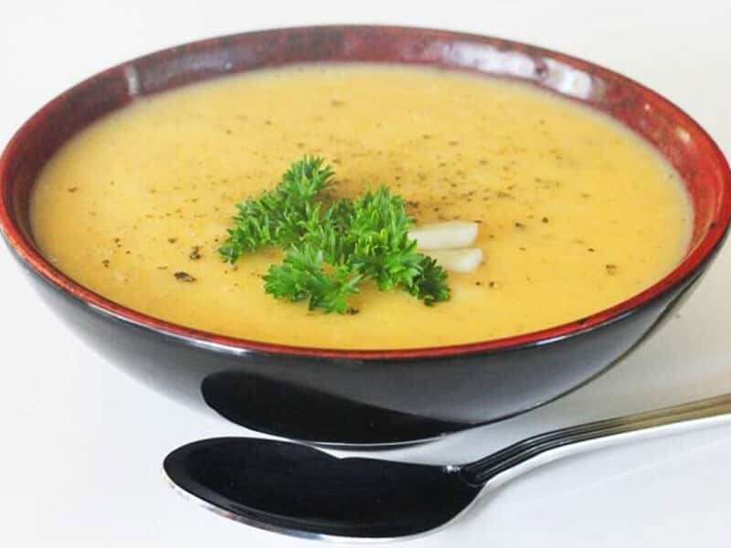 Крем-суп из кабачков с картофелем